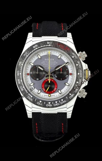 Rolex Daytona DiW Bachi Edition Watch - Forged Cabon Casing 1:1 Mirror Replica