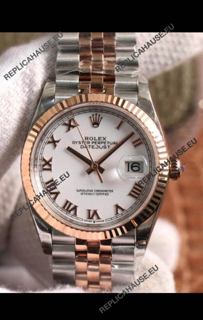Rolex Datejust 126231 36MM Cal.3135 Swiss 1:1 Mirror Replica Watch in 904L Steel Casing 