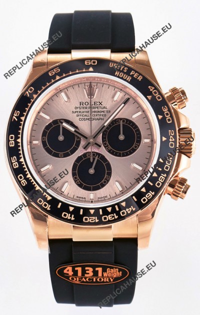 Rolex Cosmograph Daytona M126515 Rose Gold Casing & Dial Original Cal.4131 Movement Watch 