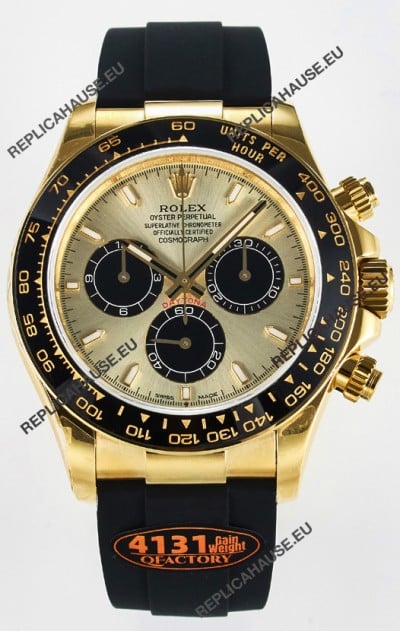 Rolex Cosmograph Daytona M126518 Yellow Gold Casing and Gold Dial Original Cal.4131 Movement