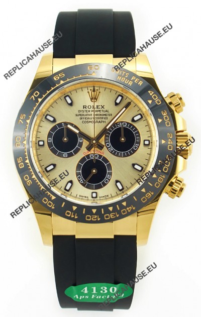 Rolex Cosmograph Daytona M126518 Yellow Gold Casing & Dial Cal.4130 Movement