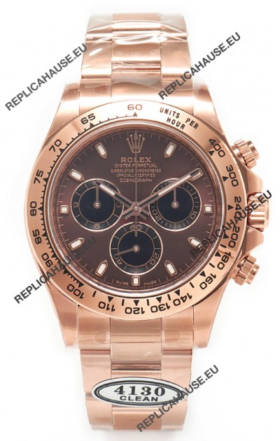 Rolex Cosmograph Daytona M116505 Rose Gold Casing and Brown Dial Original Cal.4130 Movement