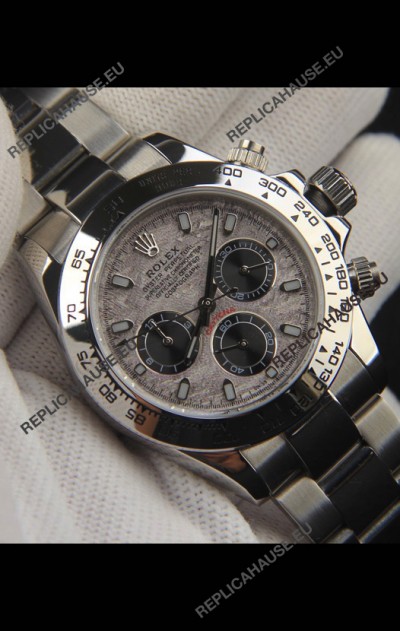 Rolex Daytona Japanese Movement Replica Watch in Meteorite Pattern Dial