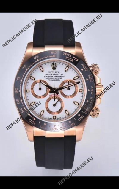 Rolex Cosmograph Daytona M116515 Rose Gold Original Cal.4130 Movement - 904L Steel Watch