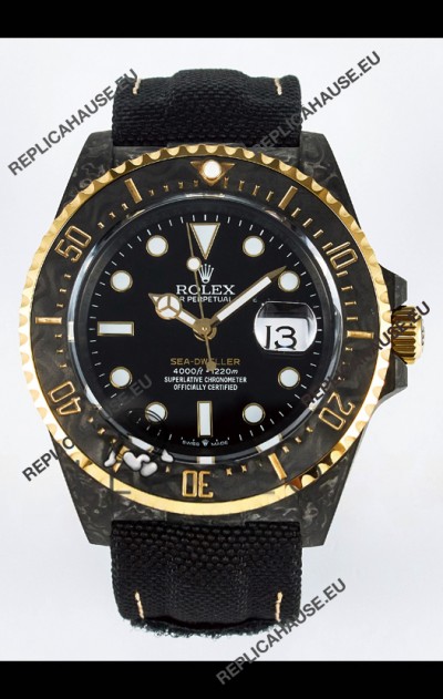 Rolex GMT Masters II Super Clone DiW Edition Swiss Replica Lightweight Carbon Casing Watch 