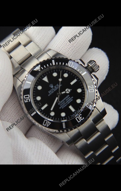 Rolex Submariner No-Date Japanese Replica Watch 904L Steel Black Dial