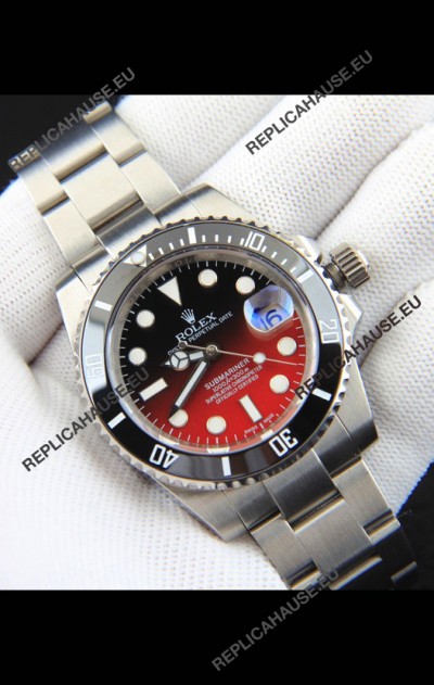 Rolex Submariner Japanese Replica Watch 904L Steel Gadient Dial Watch 