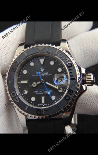Rolex Yachtmaster Stainless Steel Japanese Replica Watch - 40MM Grey Dial