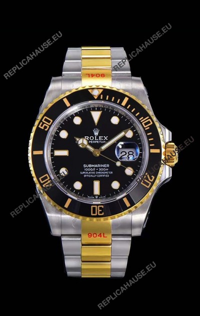 Rolex Submariner 41MM Two Tone 126613LN - Replica 1:1 Mirror - Ultimate 904L Steel Watch