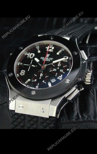 Hublot Big Bang Swiss Replica Watch Black Checkered Dial