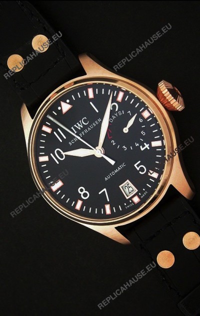 IWC Tournenu one Out of 50 Swiss Replica Watchin Rose Gold Casing