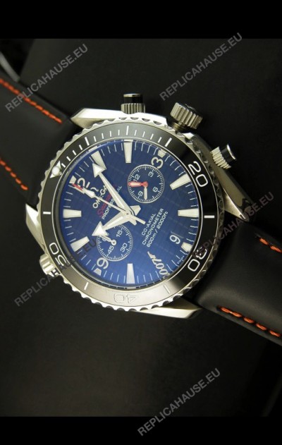 Omega Seamaster The Planet Ocean Japanese Replica Watch in Black