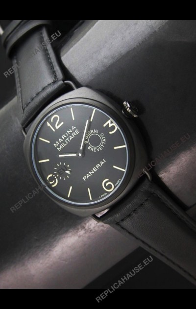 Panerai Marina Militare Swiss Watch in Full PVD - 1:1 Mirror Replica