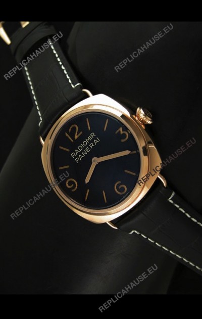Panerai Radiomir Special Ed Watch - Pink Gold Case - 1:1 Mirror Replica