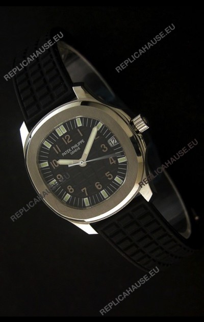 Patek Philippe Aquanaut Swiss Watch in Black Dial