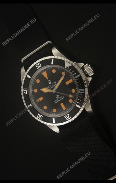 Rolex Vintage Submariner Swiss Replica Watch in Orange Markers