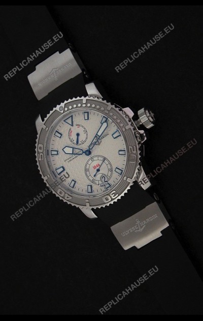 Ulysse Nardin Maxi Marine Diver Swiss Watch in White Dial