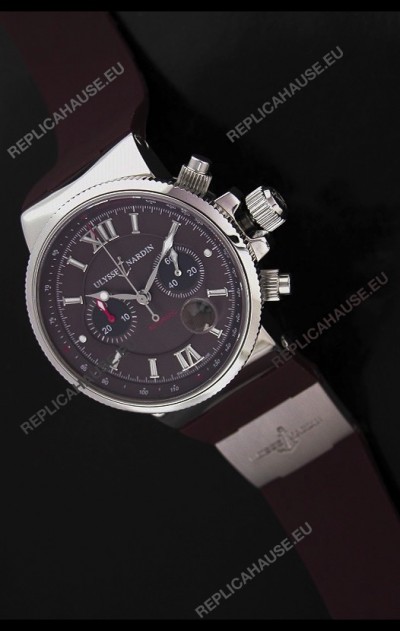 Ulysse Nardin UN No.250 Swiss Automatic Watch in Chocolate Dial