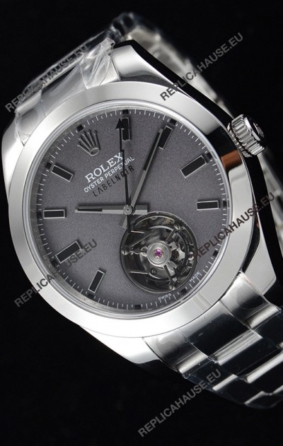 Rolex Milgauss LABELNOIR Tourbillon Swiss Replica Watch Steel Case