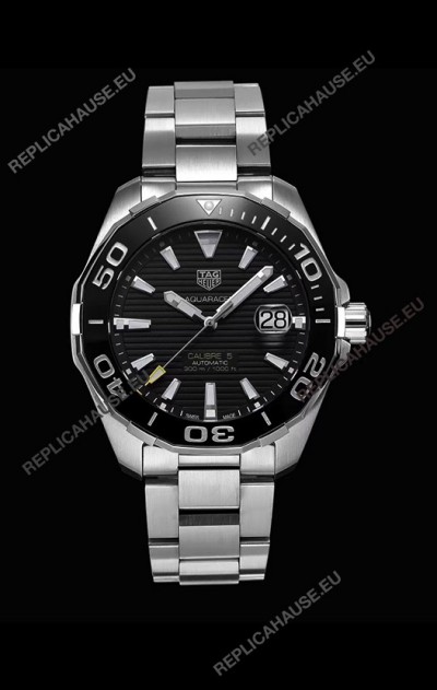 Tag Heuer Aquaracer Calibre 5 1:1 Mirror Replica Watch Black Dial