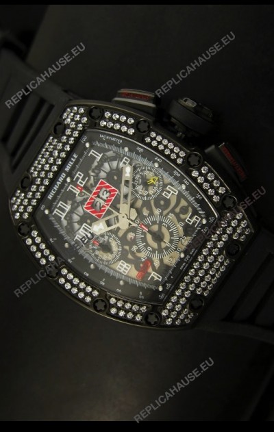 Richard Mille Filippe Massa Edition Titanium Swiss Watch in PVD Case
