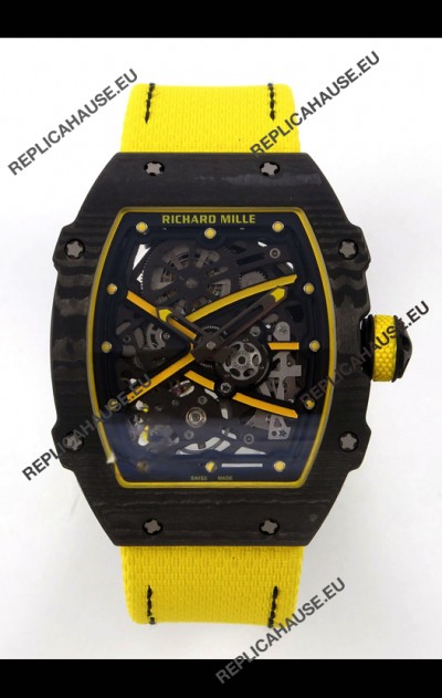 Richard Mille RM67-02 Black NTPT Velcro Strap CRMA7 Clone Movement 