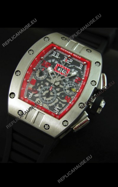 Richard Mille RM011 Filipe Massa Titanium Swiss Replica Watch