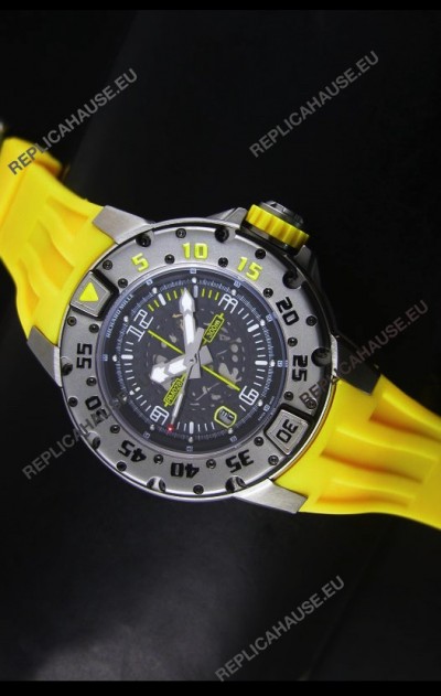 Richard Mille RM028 Automatic Diver's Swiss Replica Watch in Yellow