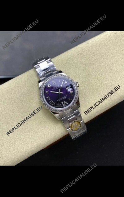 Rolex Super Clone Datejust 31MM Dark Blue Dial Super Clone Watch 