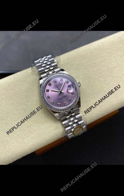 Rolex Super Clone Datejust 31MM Pink Dial Jubilee Super Clone Watch