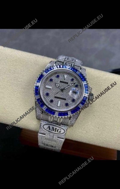 Rolex Submariner 116610 Iced Out Edition 3 Swiss Replica Watch 