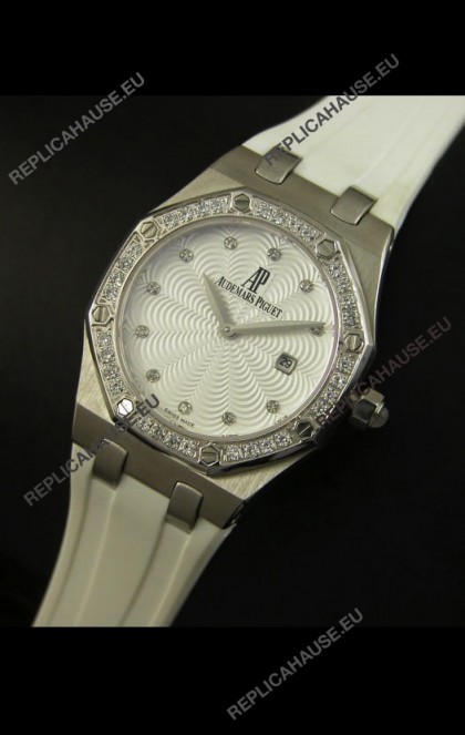 Audemars Piguet Royal Oak Ladies Quartz Replica Watch in Steel Case