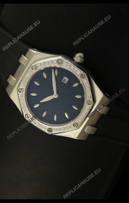 Audemars Piguet Royal Oak Ladies Quartz Replica Watch in Steel Case