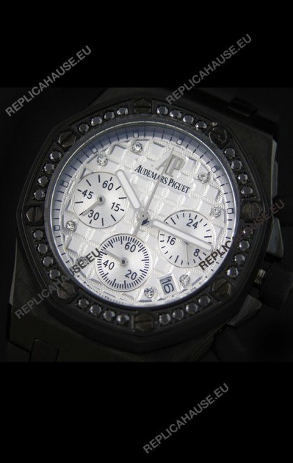 Audemars Piguet Royal Oak Offshore Lady Alinghi Swiss Watch in White Dial