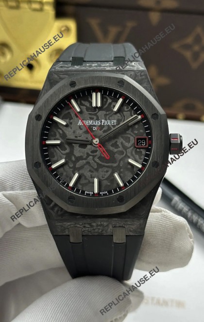 Royal Oak Speedster Voidline DiW 15500 Black Carbon Super Clone Watch 