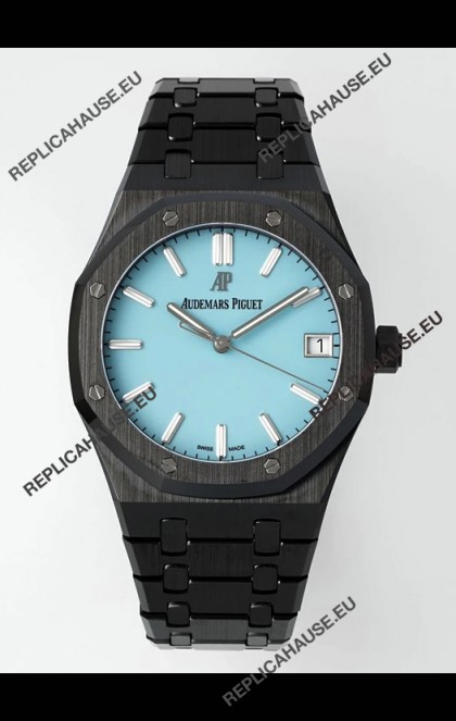 Royal Oak 15500 Tiffany Blue Dial Ceramic Super Clone Watch 