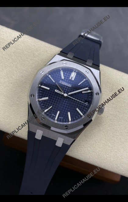 Royal Oak 15510 41mm Blue Dial Super Clone Watch 