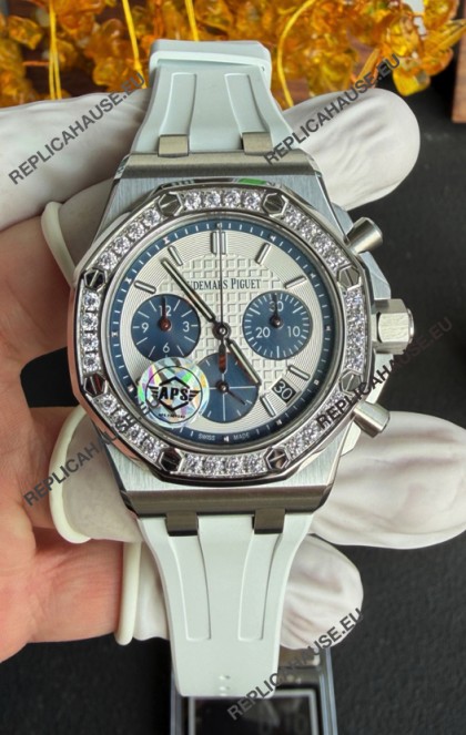 Royal Oak Chrono 26231 Steel Casing Rubber Strap Super Clone Watch 