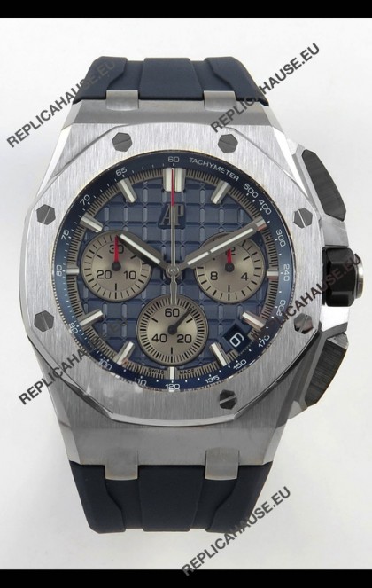 Royal Oak Offshore Chronograph 26420 Titanium Blue Dial Super Clone Watch 