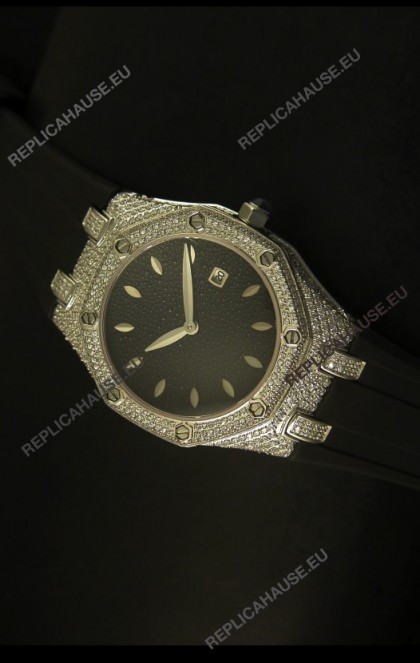 Audemars Piguet Royal Oak Ladies Watch in Black 