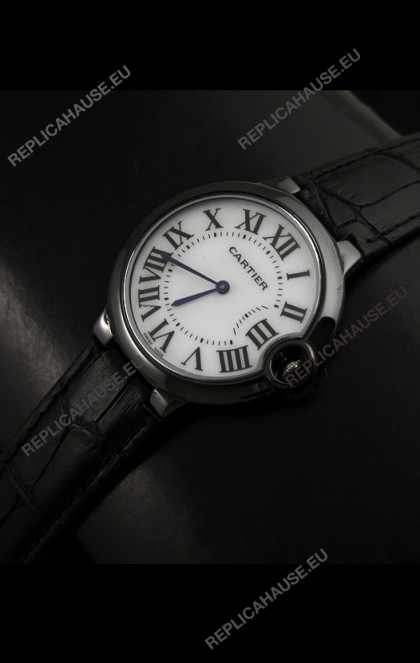 Cartier Ballon de Ladies Replica Watch in White Dial