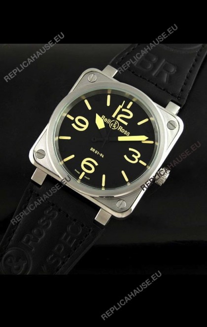 Bell and Ross BR01-94 Swiss Watch in Black Dial