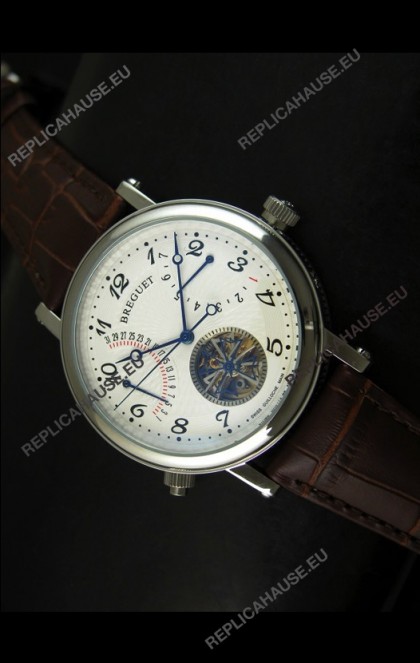 Breguet Retrograde Day/Date Japanese Automatic Watch with Tourbillon