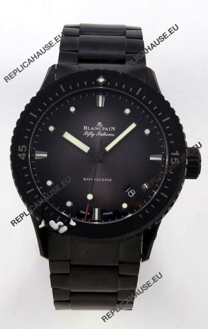 Blancpain Fifty Fathoms Ceramic Case Grey Dial Super Clone Watch 