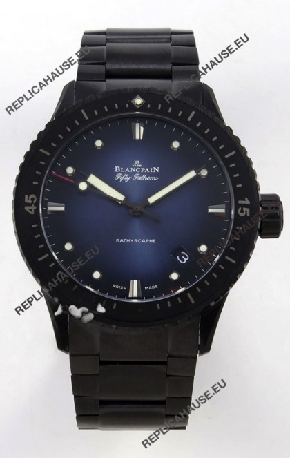Blancpain Fifty Fathoms Ceramic Case Blue Dial Super Clone Watch 