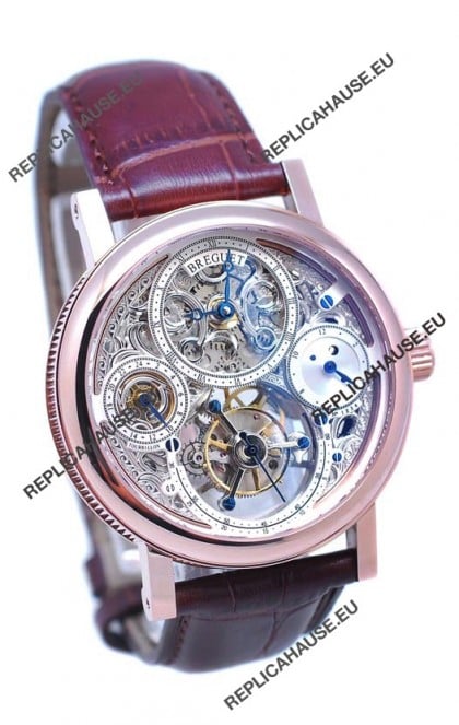 Breguet Classique 3755 Skeleton TourbillonÂ Swiss Replica Watch