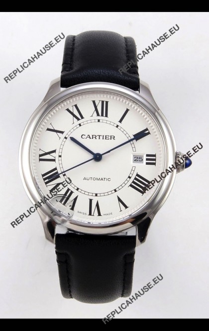 Cartier Ronde Louis 40 Stainless Steel Super Clone Watch 
