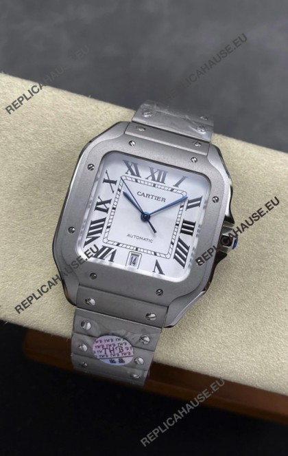 Cartier Santos Titanium 42MM Super Clone Watch (Full Box Set) 