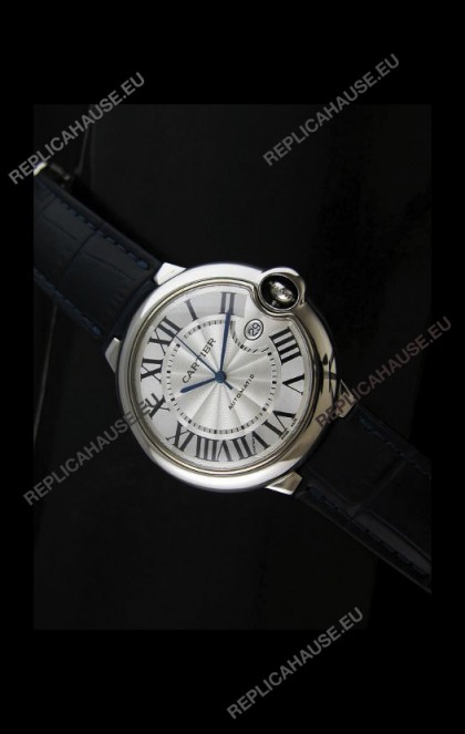 Cartier Balon de Swiss Replica Watch in White Dial