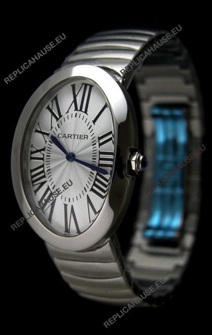 Cartier Ballon de Swiss Replica Watch in White Dial
